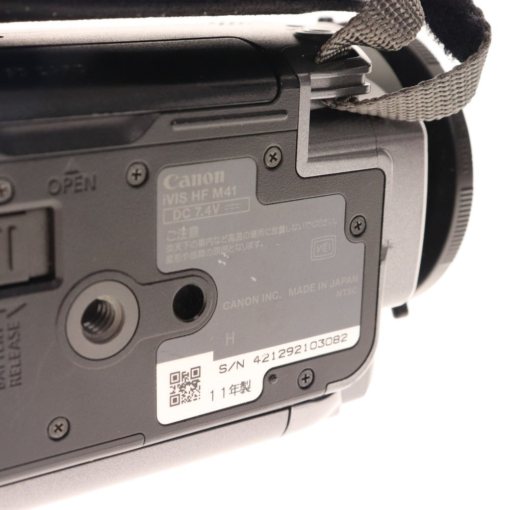 ■ Canon digital video camera ivis HF M41 HD black power supply confirmed accessories included