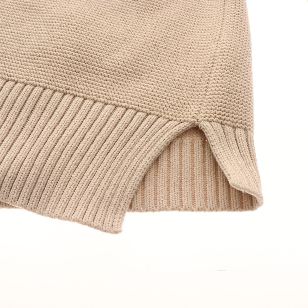 ■ Muse Deuxieme Classe Knit 3/4 Sleeve Waffle Beige Women's Good Condition