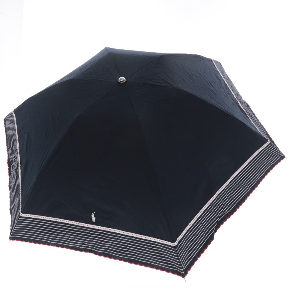 ■ Ralph Lauren Folding Umbrella Rain Gear Heat Insulation First Class Light Blocking For Sunny and Rainy Days Border Navy