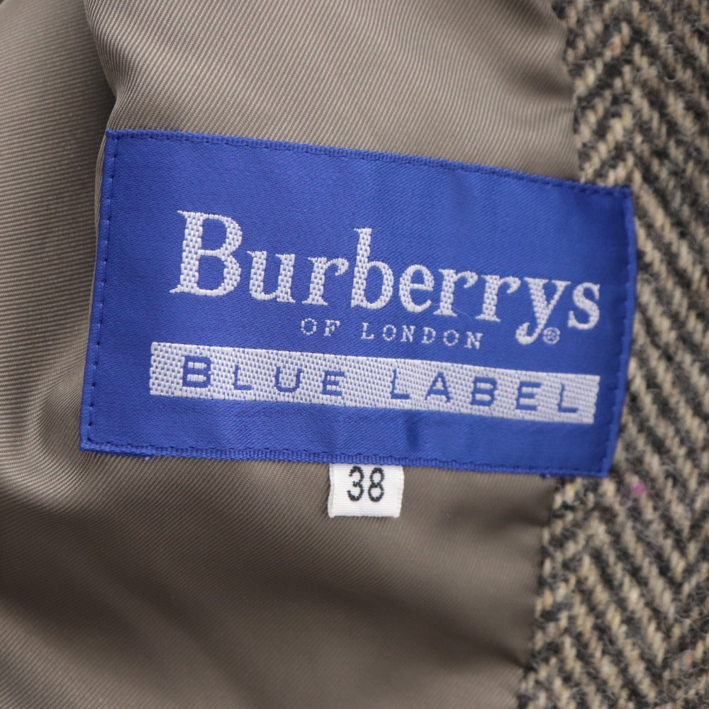 ■ Burberry Blue Label Long Coat Outerwear Women's 38 Brown