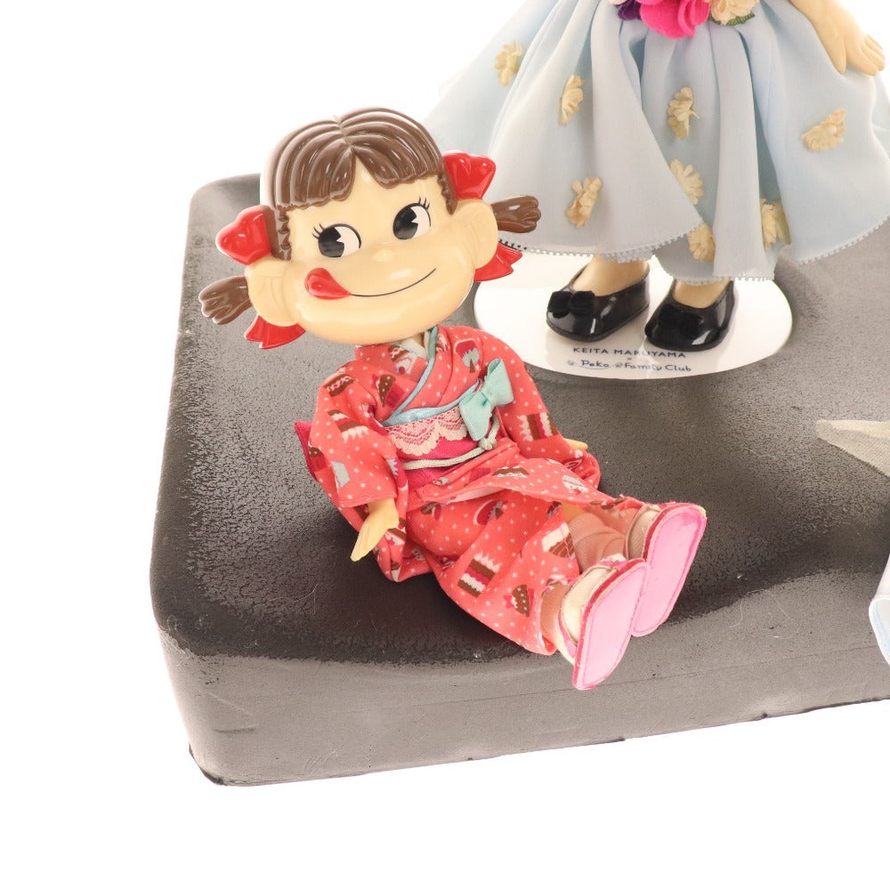 ■ Peko-chan doll 4-piece set bulk sale KEITA MARUYAMA Peko Family Club Fujiya's Peko-chan Kimono interior ornament