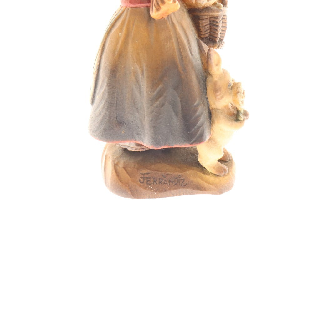 ■ Henri doll Sarah Kay wood carving Juan Ferrandis Golden Blossom girl figurine object interior