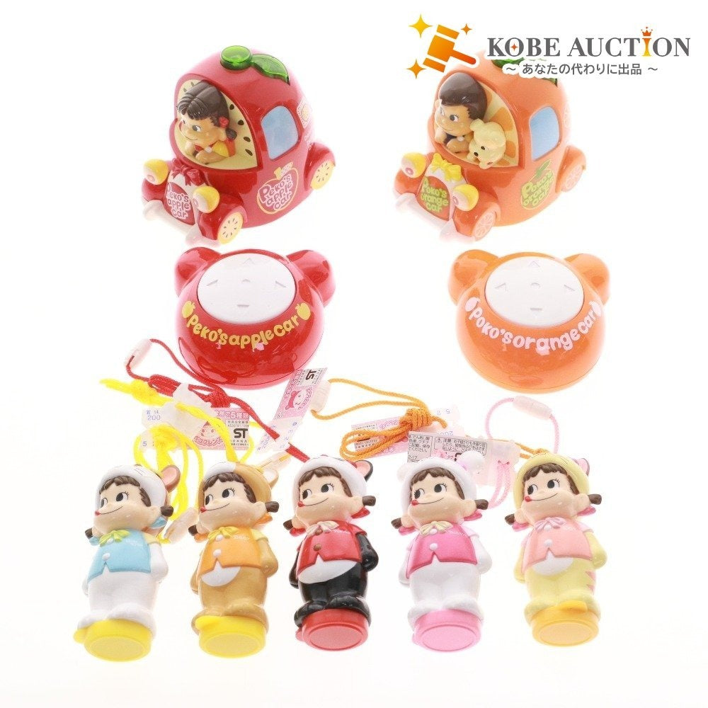 ■ 不二家 ペコちゃん グッズ 7点セット まとめ売り 食玩フィギュア ペコポコおとどけゲームセット ラジコン RC 動作確認済み 付属品付き