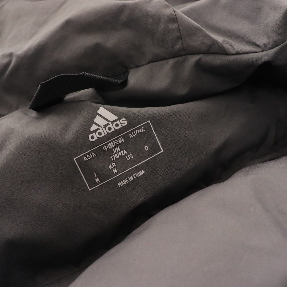 ■ Adidas Long Down Jacket Down Coat Bench Coat Outerwear Men's M Black