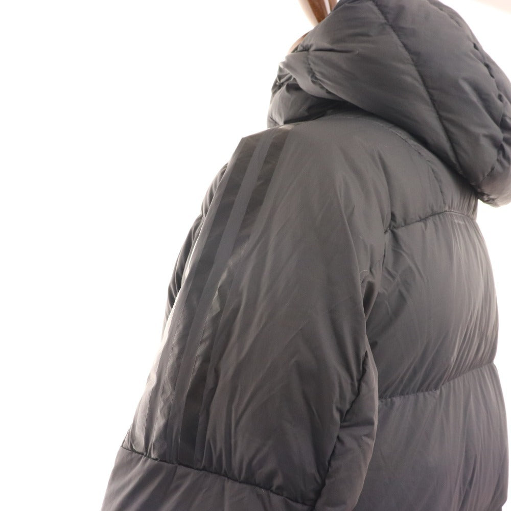 ■ Adidas Long Down Jacket Down Coat Bench Coat Outerwear Men's M Black