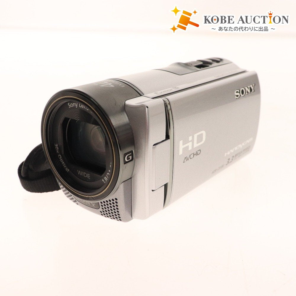 ■ Sony Digital HD Video Camera Recorder HDR-CX180 3.3 Handycam Silver Power confirmed Accessories included