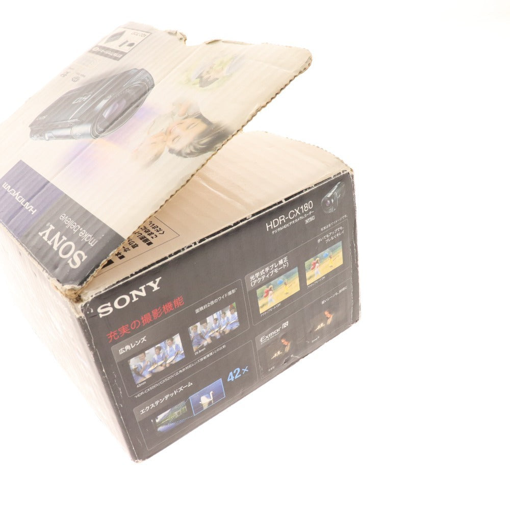 ■ Sony Digital HD Video Camera Recorder HDR-CX180 3.3 Handycam Silver Power confirmed Accessories included