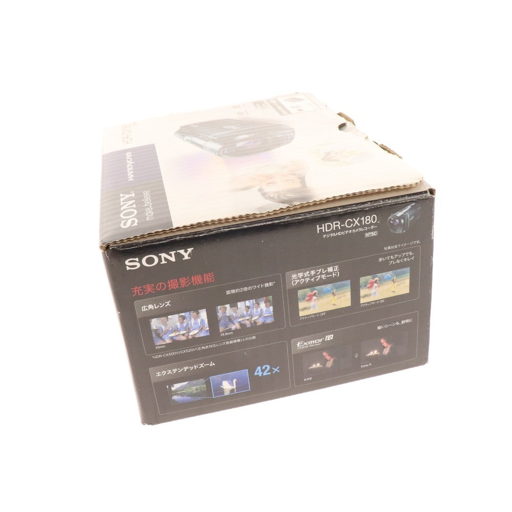 ■ Sony Digital HD Video Camera Recorder HDR-CX180 3.3 Handycam Black Power supply confirmed Accessories included