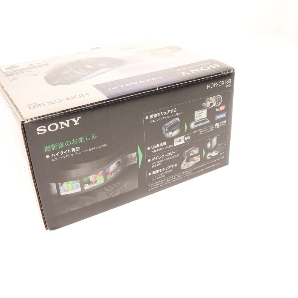 ■ Sony Digital HD Video Camera Recorder HDR-CX180 3.3 Handycam Black Power supply confirmed Accessories included