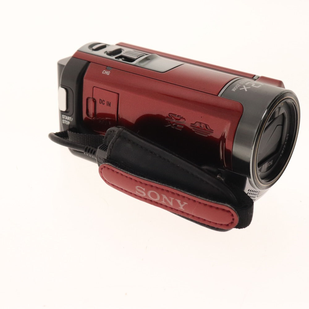 ■ Sony Digital HD Video Camera Recorder HDR-CX180 3.3 Handycam Red Power confirmed Accessories included