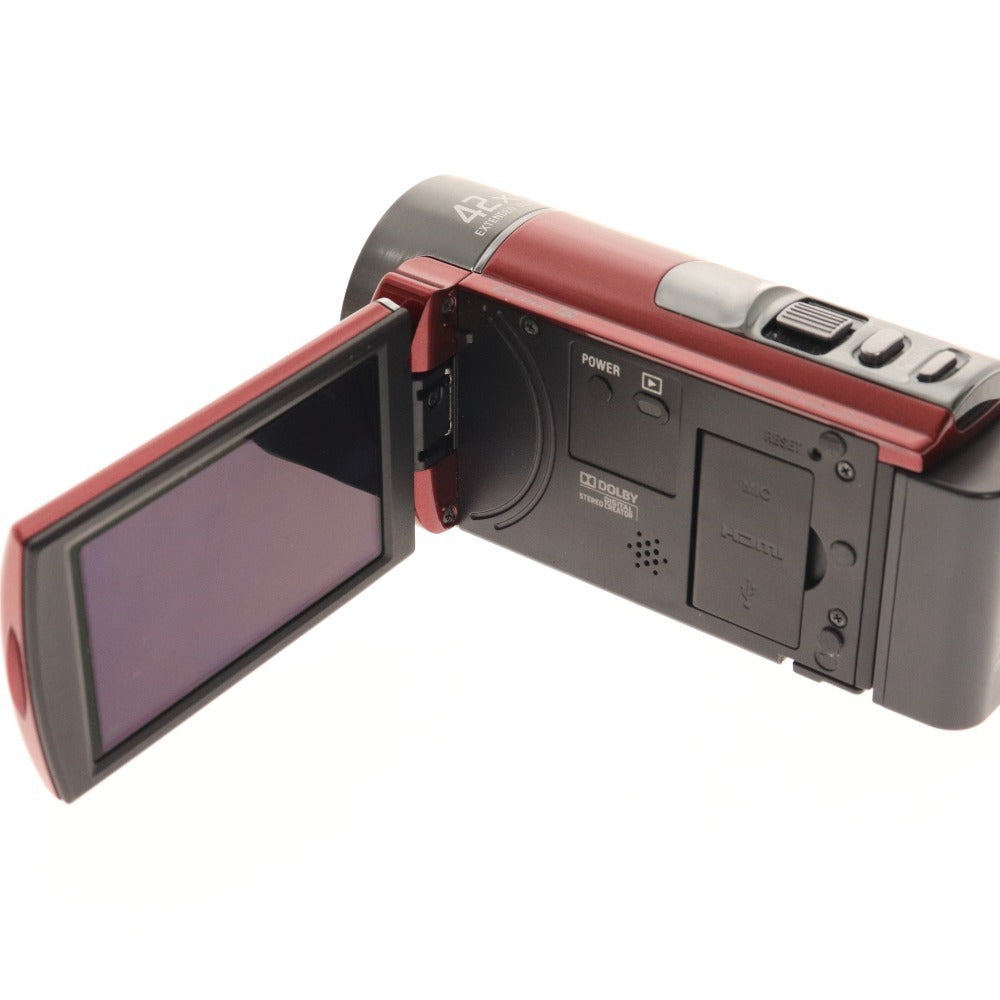 ■ Sony Digital HD Video Camera Recorder HDR-CX180 3.3 Handycam Red Power confirmed Accessories included