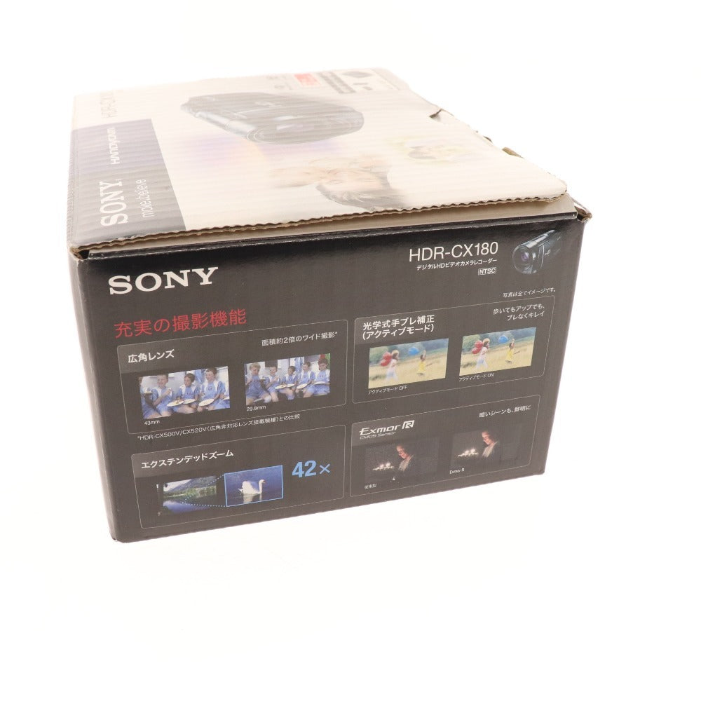 ■ Sony Digital HD Video Camera Recorder HDR-CX180 3.3 Handycam Red Power confirmed Accessories included