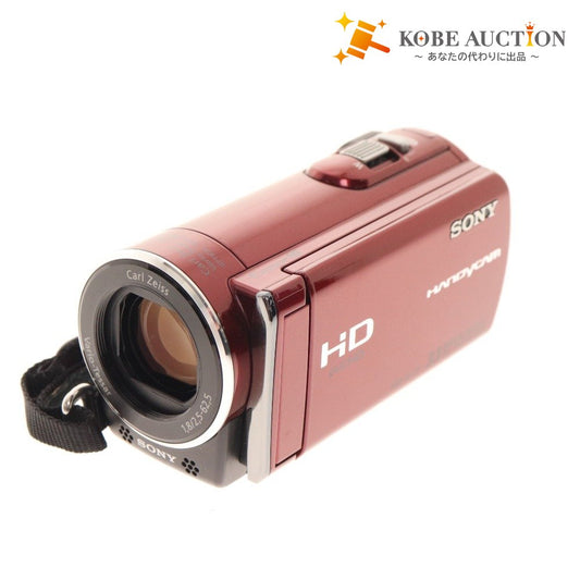 ■ Sony Digital HD Video Camera Recorder HDR-CX170 3.1 Handycam Red Power confirmed Accessories included