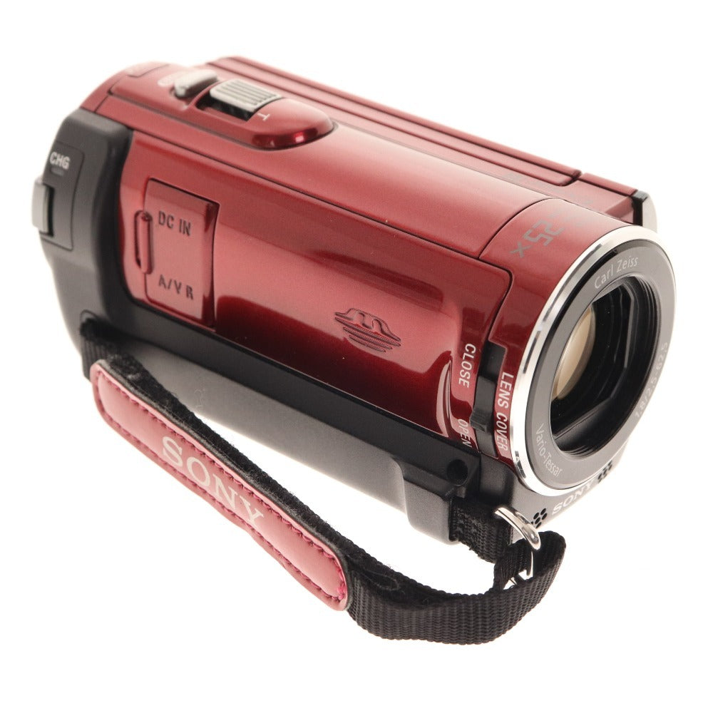 ■ Sony Digital HD Video Camera Recorder HDR-CX170 3.1 Handycam Red Power confirmed Accessories included