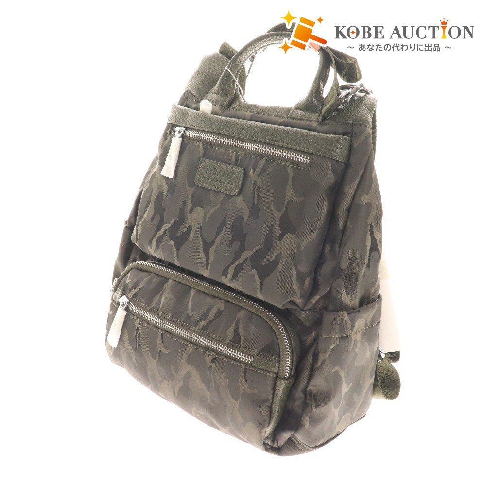 ■ Filano backpack shoulder bag bag camouflage military ladies khaki with tag unused