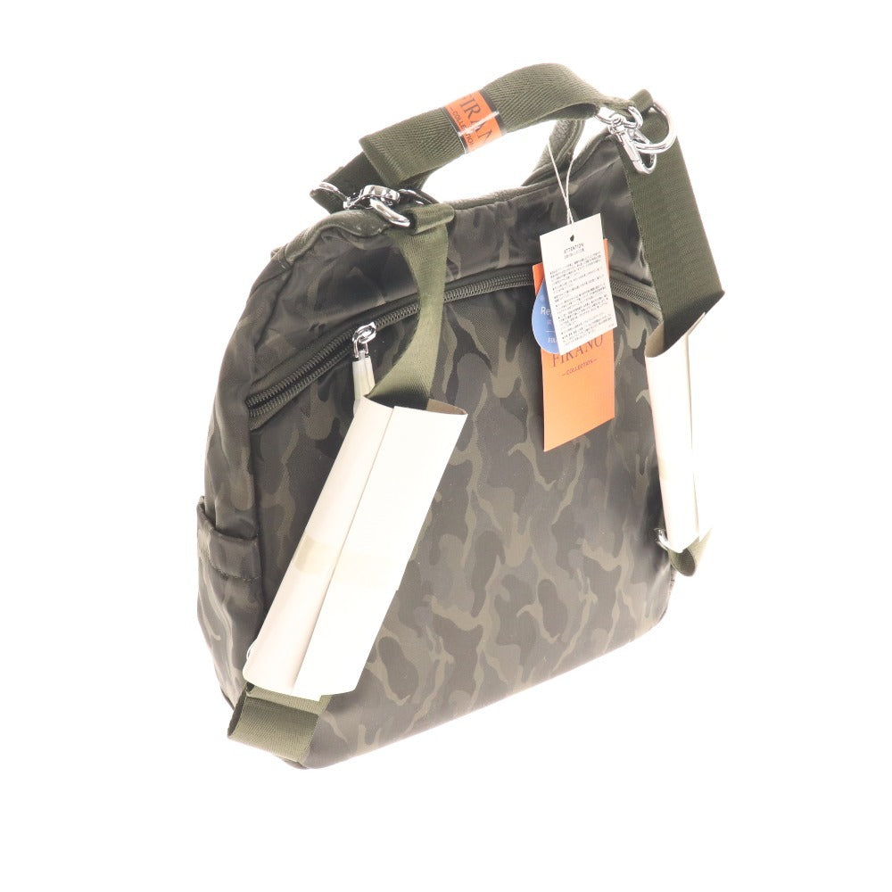 ■ Filano backpack shoulder bag bag camouflage military ladies khaki with tag unused