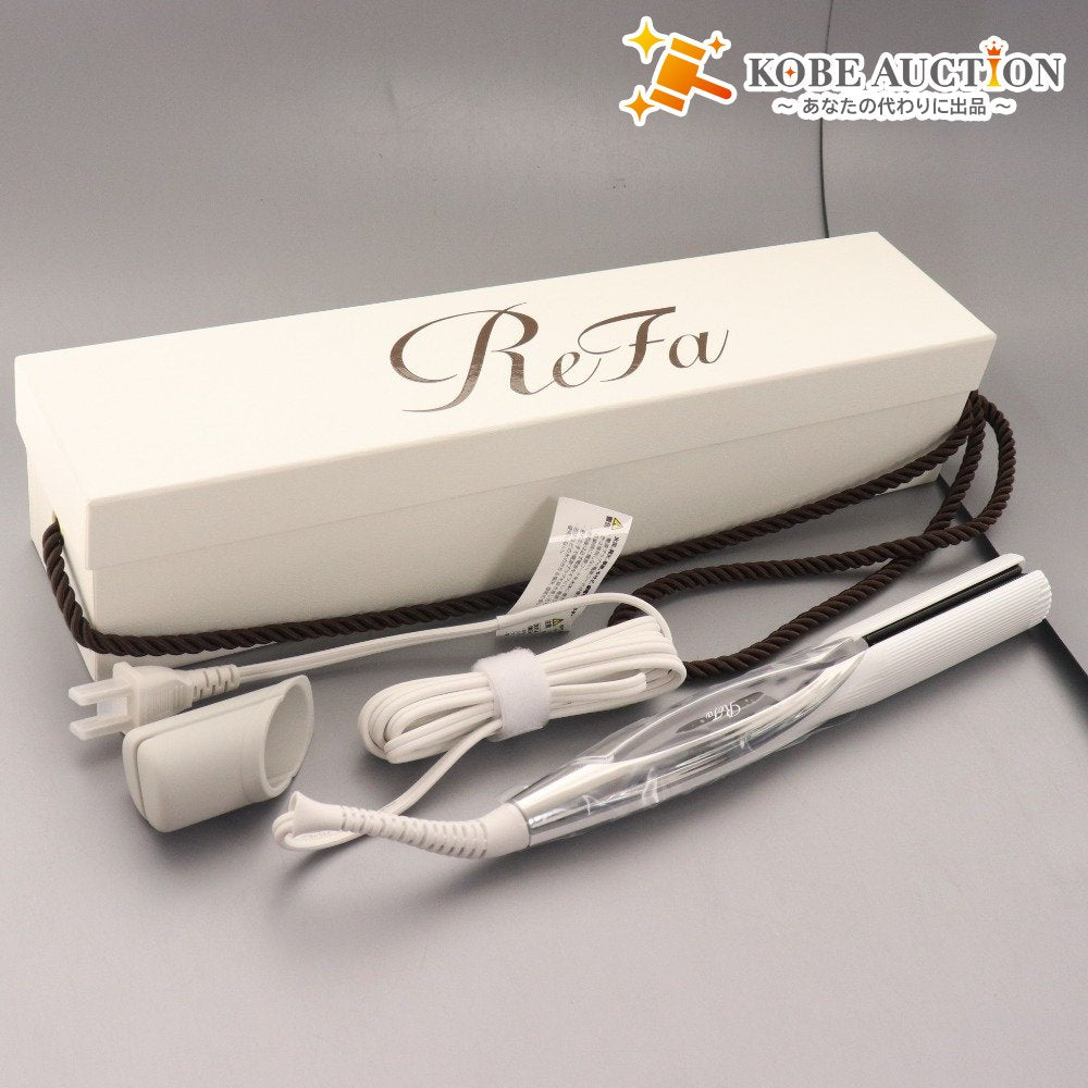 ■ ReFa Beauty Straight Iron RE-AC02A Hair Care White Power confirmed Accessories included Unused