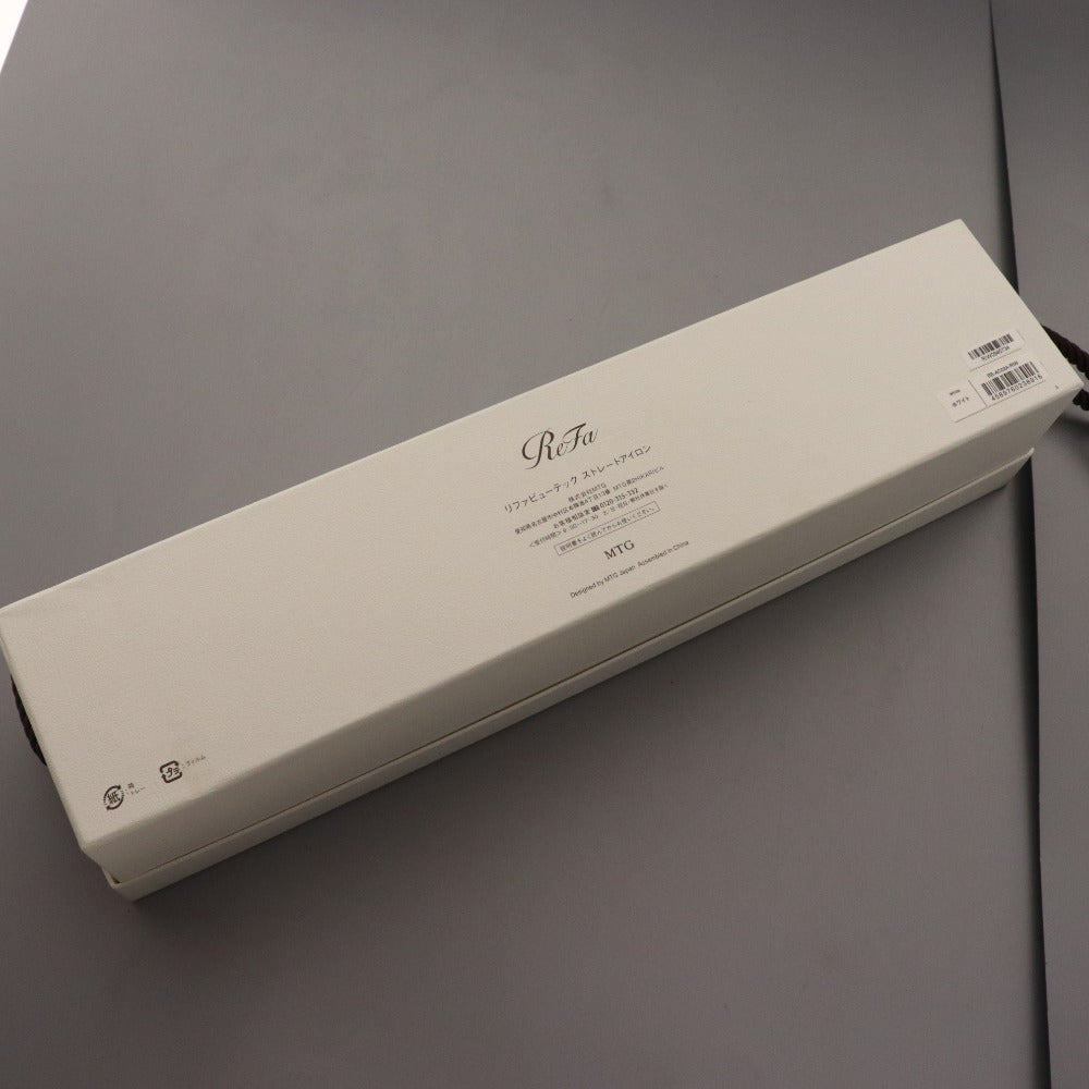 ■ ReFa Beauty Straight Iron RE-AC02A Hair Care White Power confirmed Accessories included Unused