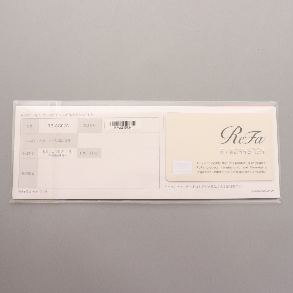 ■ ReFa Beauty Straight Iron RE-AC02A Hair Care White Power confirmed Accessories included Unused