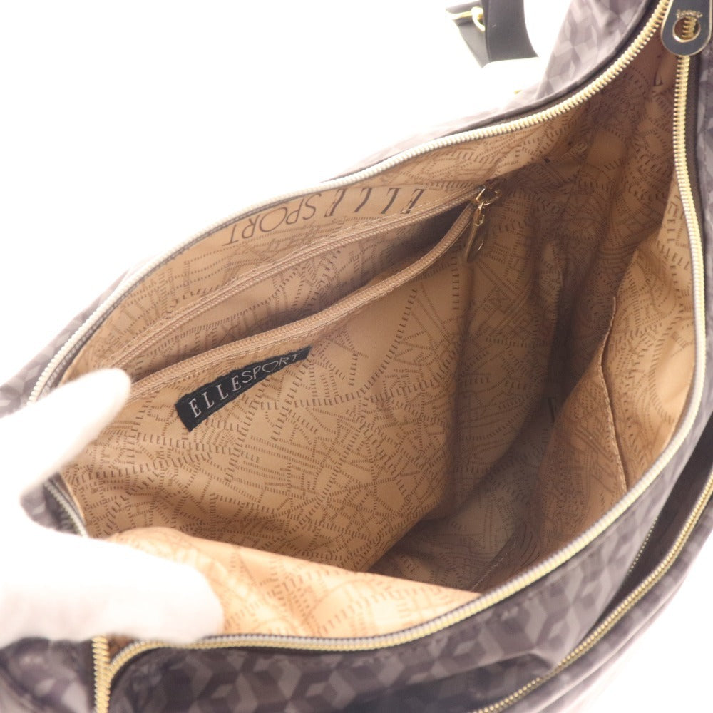 ■ エルスポーツ モノコト ショルダーバッグ トートバッグ 2点セット まとめ売り 鞄 ナイロン レディース カーキグレー タグ付き 未使用