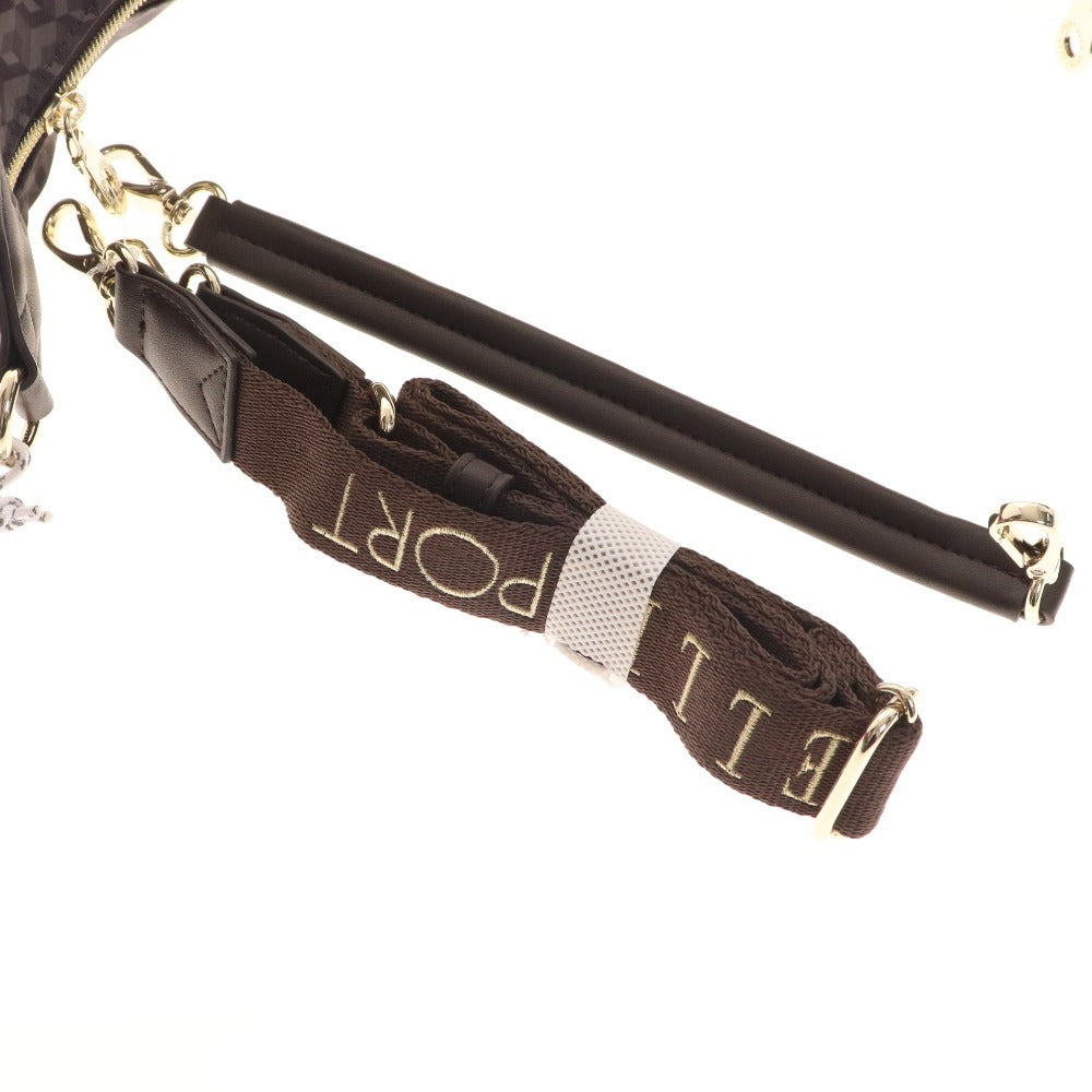 ■ エルスポーツ モノコト ショルダーバッグ トートバッグ 2点セット まとめ売り 鞄 ナイロン レディース カーキグレー タグ付き 未使用