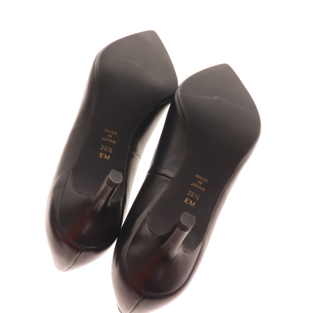 ■ Diana pumps, stiletto heels, leather shoes, women's, size 22 1/2, black, box included, unused