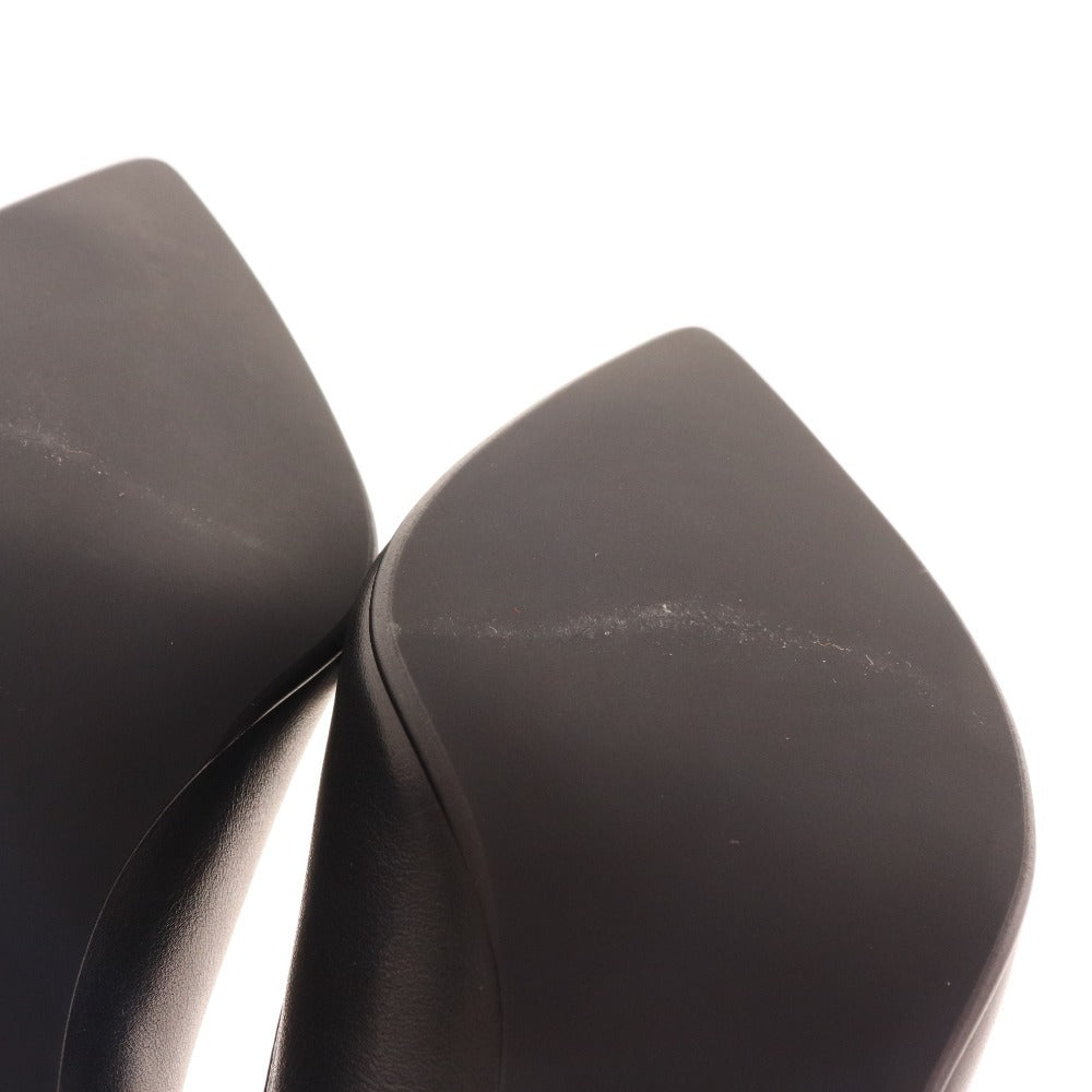 ■ Diana pumps, stiletto heels, leather shoes, women's, size 22 1/2, black, box included, unused