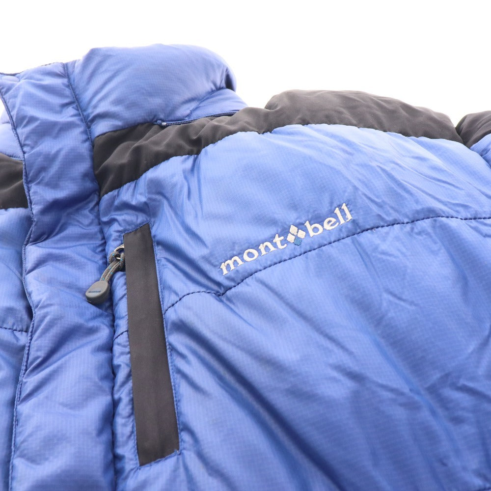 ■ Montbell Down Jacket Outerwear Nylon 100% Men's XL Blue Black