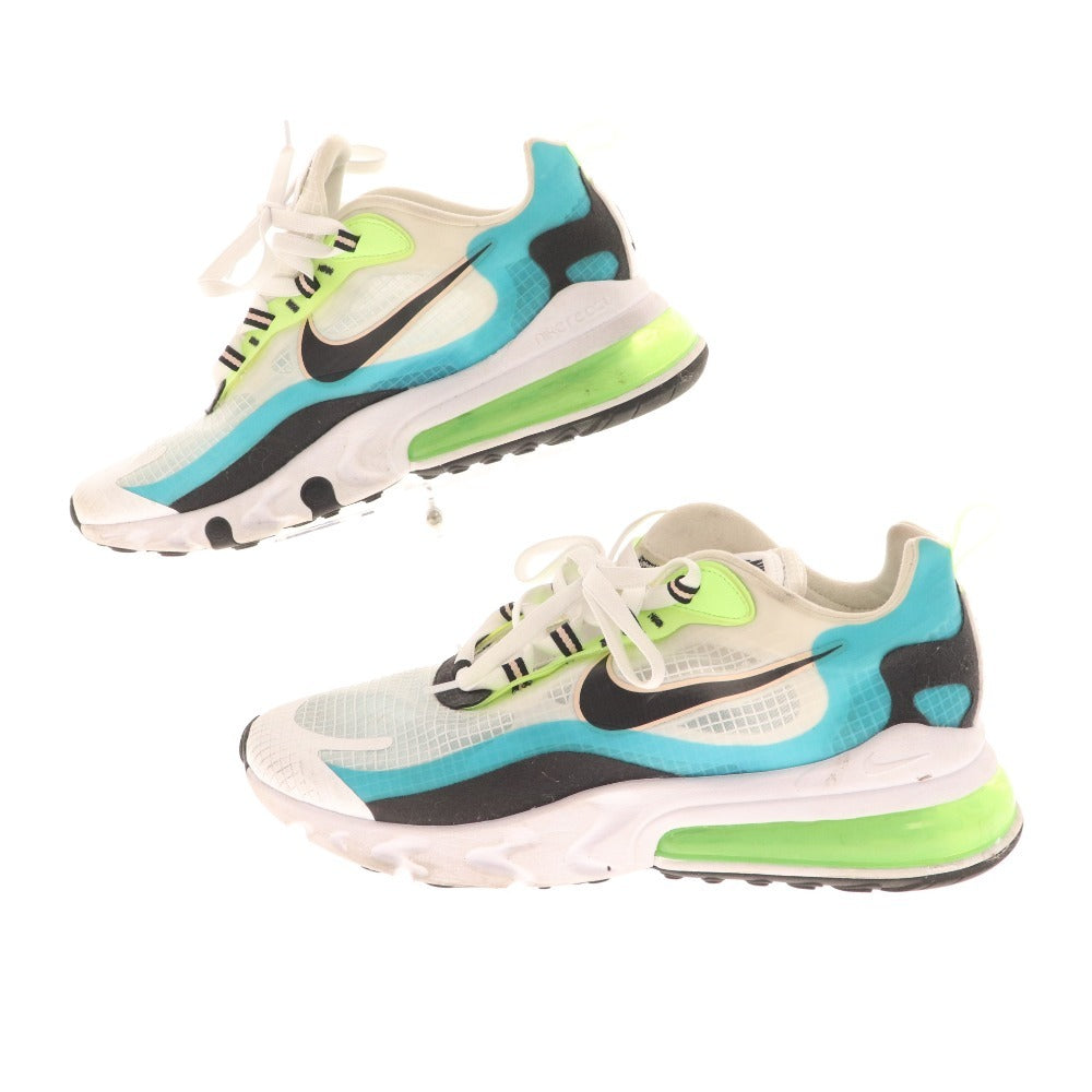 ■ Nike Sneakers CT1265-300 Shoes Air Max 270 React Men's Size 29 White Green