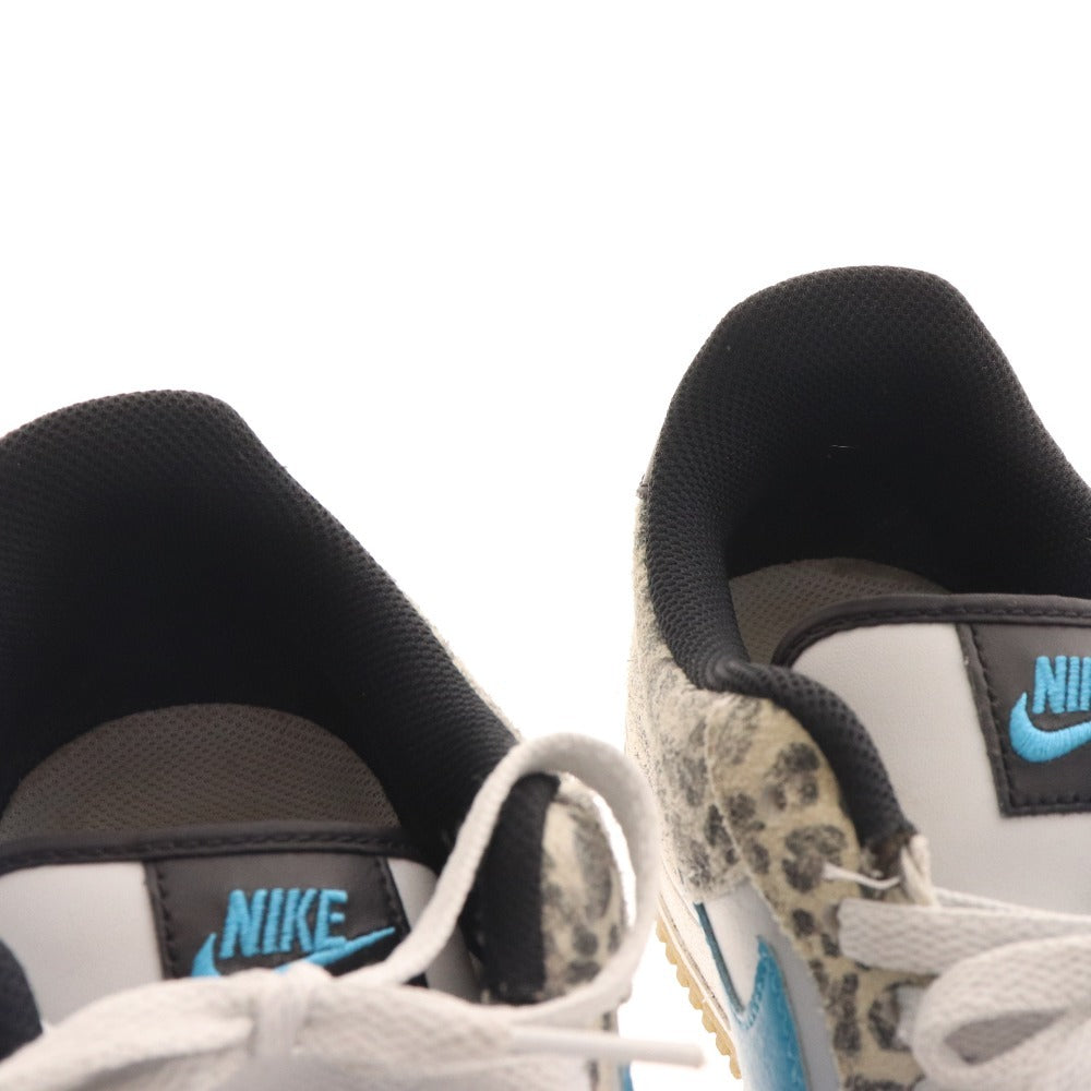 ■ Nike sneakers DJ6192-001 shoes Air Force 1 Low Pure Platinum Leopard print Men's 29 White Blue