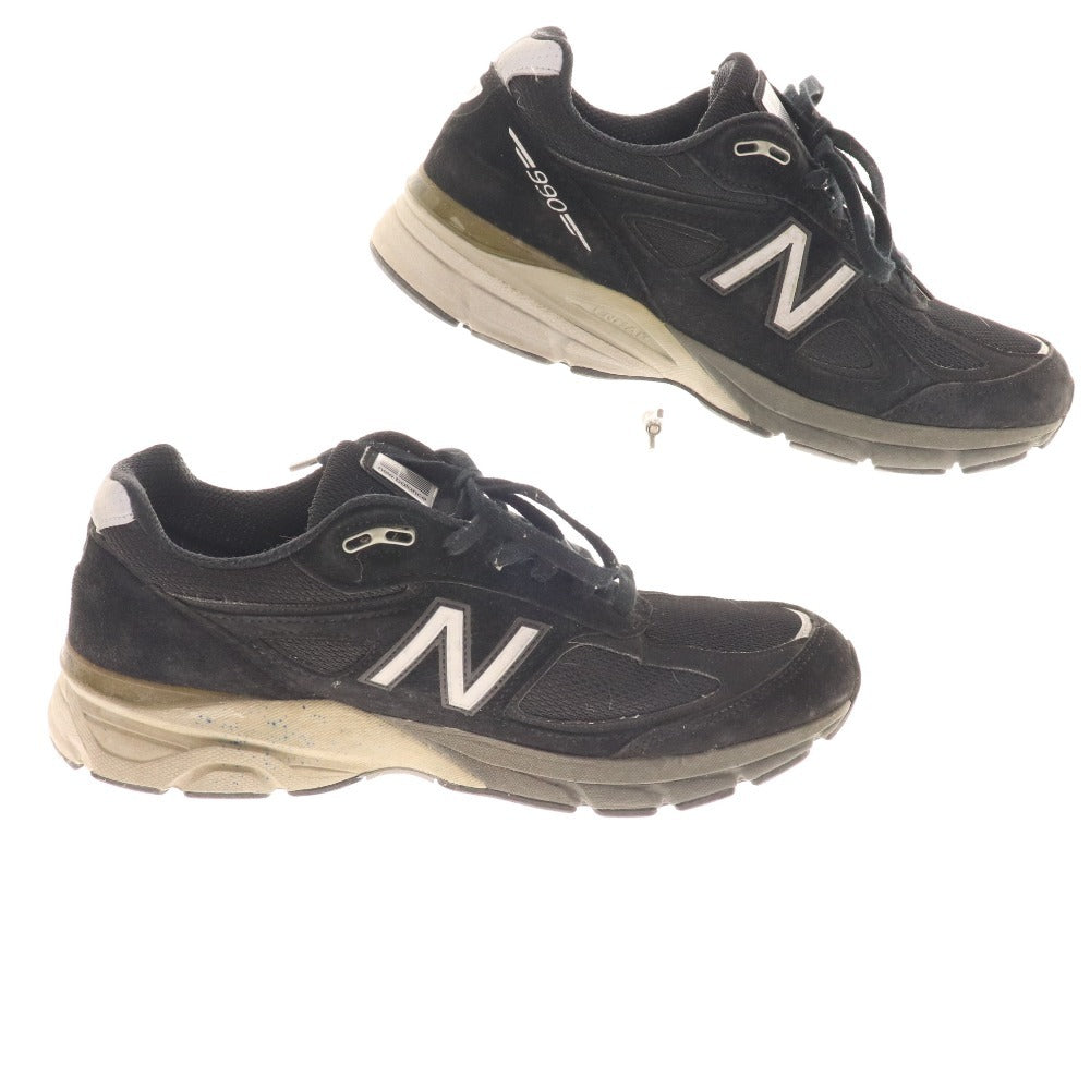 ■ New Balance Sneakers M990BK4 Shoes Made in USA Men's 28.5 Black