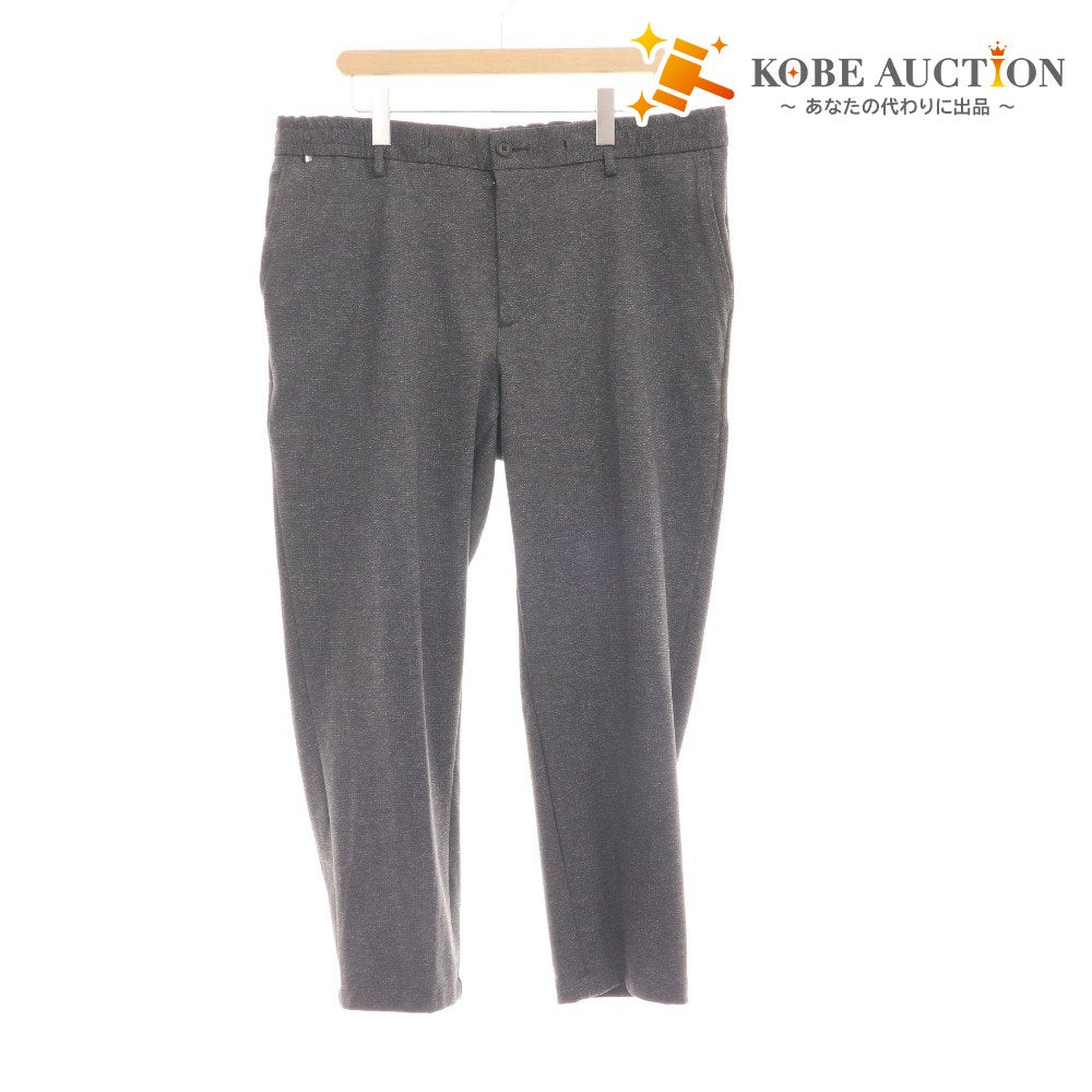 ■ Hugo Boss Tapered Pants Bottoms KANE-DS Stretch Men's UK54 Grey