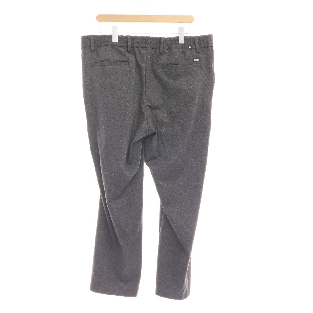 ■ Hugo Boss Tapered Pants Bottoms KANE-DS Stretch Men's UK54 Grey