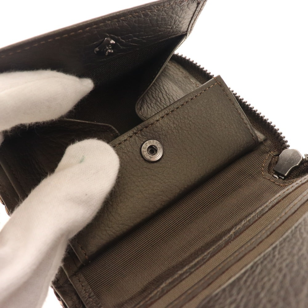 ■ アンテプリマ 二つ折り財布 コンパクトウォレット ワイヤー レディース ブラウン タグ付き 付属品付き