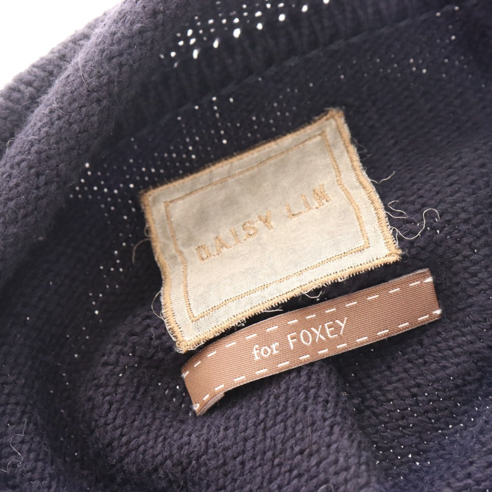 ■ デイジーリン フォクシー ニット セーター 長袖 トップス ハイネック レディース ネイビー