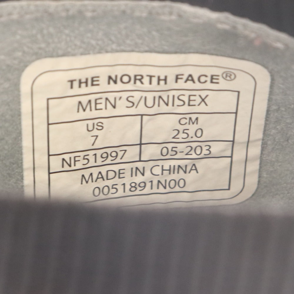 ■ ノースフェイス ショートブーツ シューズ NF51997 靴 ベロシティ ニット ミッド ゴアテックス メンズ レディース 25.0cm ブラック