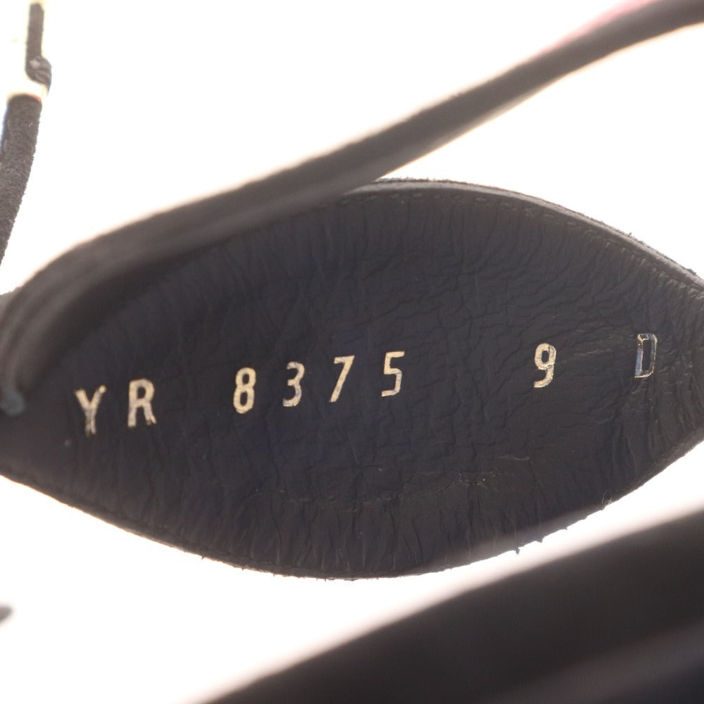 ■ サルヴァトーレフェラガモ サンダル シューズ 靴 アンクルストラップ チャンキーヒール レディース 9 マルチカラー 袋付き