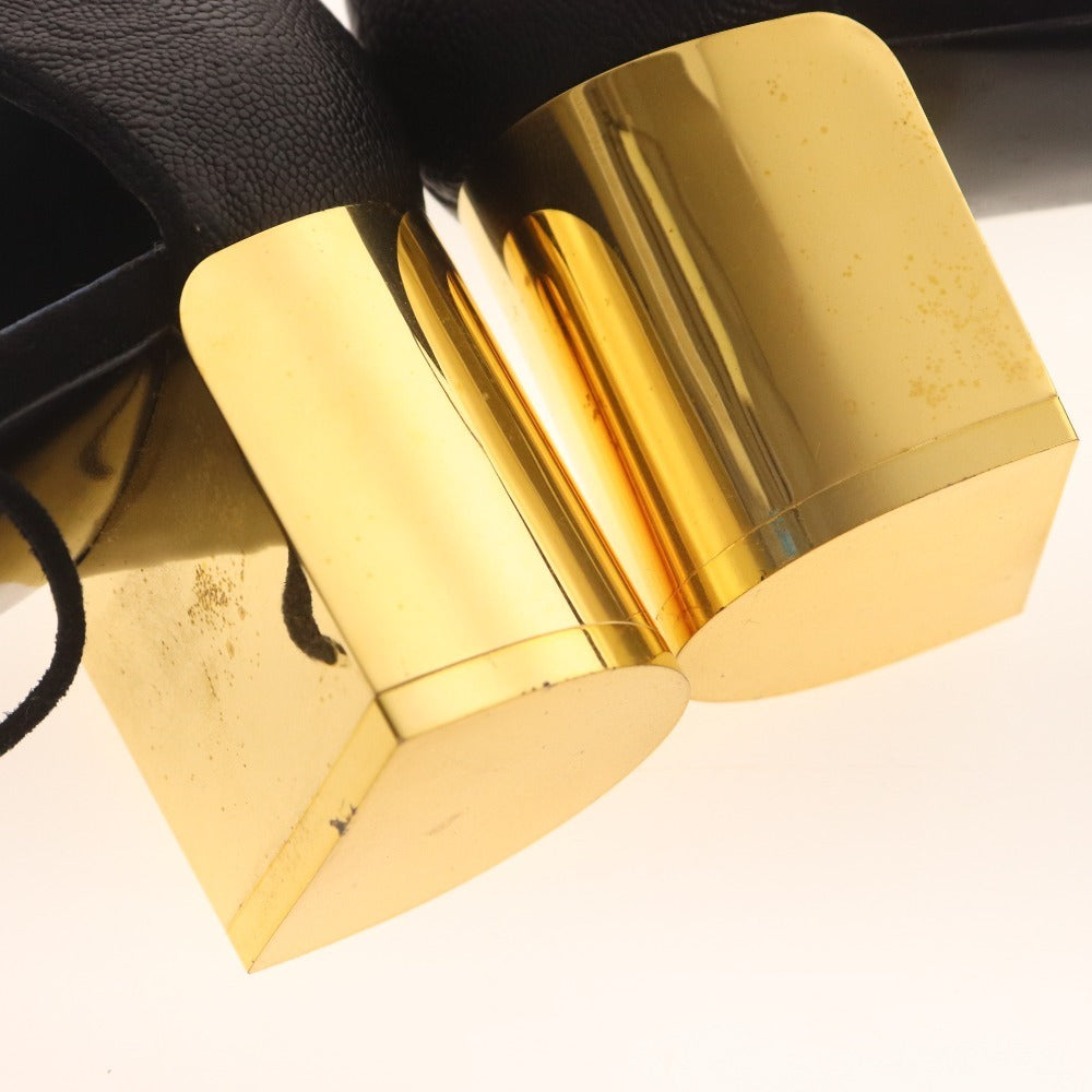 ■ サルヴァトーレフェラガモ サンダル シューズ 靴 アンクルストラップ チャンキーヒール レディース 9 マルチカラー 袋付き