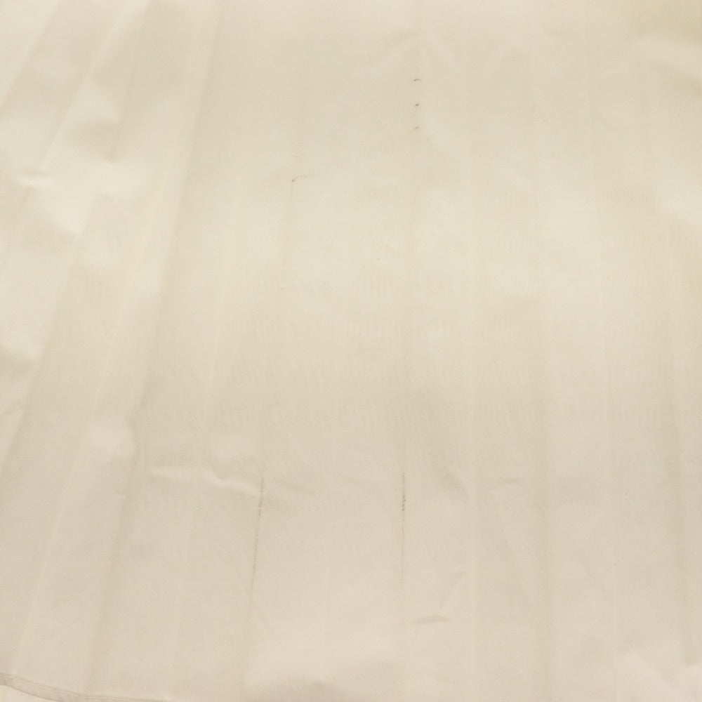 ■ SHE Tokyo Long Skirt, Accordion Pleats, Made in Japan, Women's, Size 36 (S), White