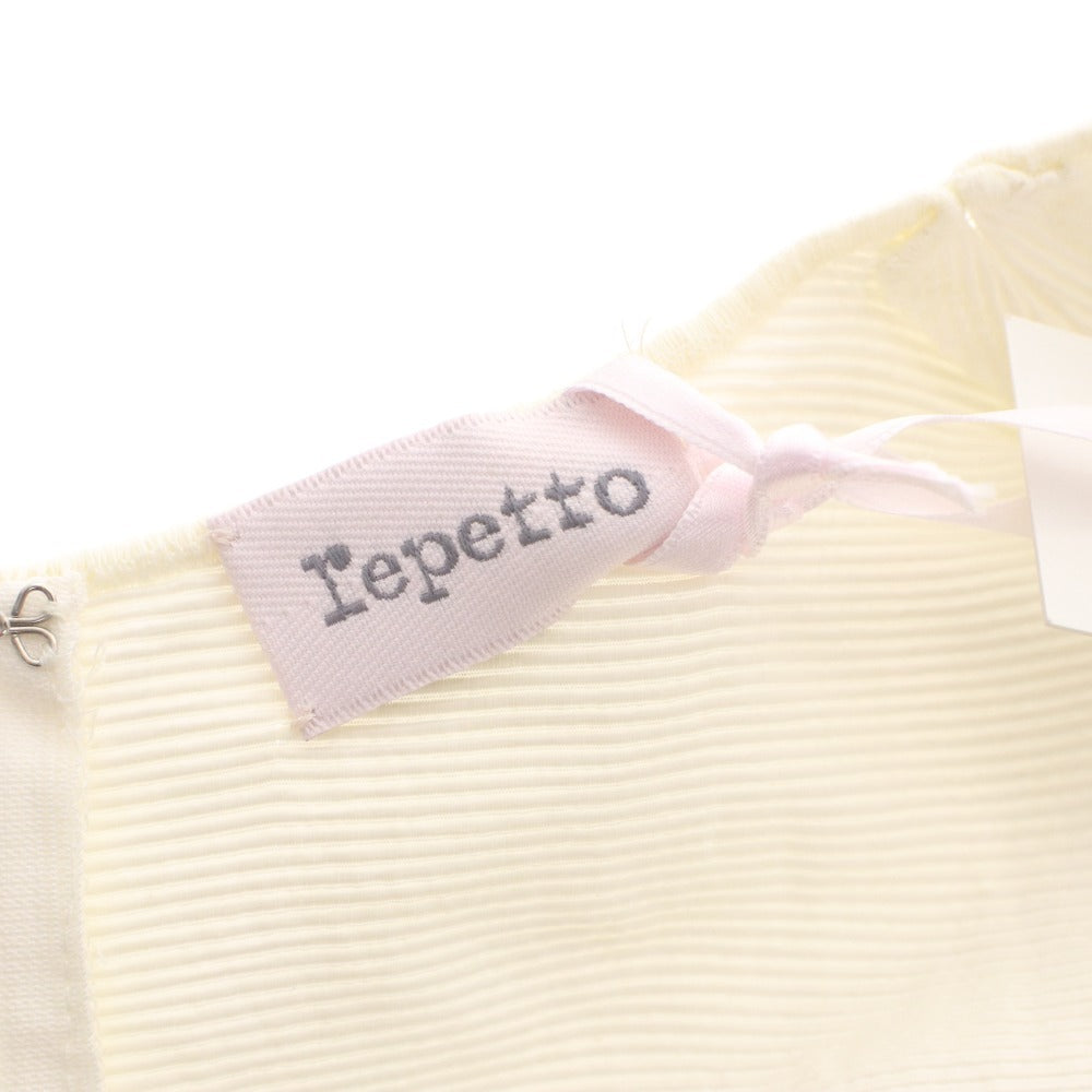 ■ repetto レペット ワンピース トップス ボトムス ノースリーブ ファスナー レディース 38 アイボリー系 タグ付き 未使用