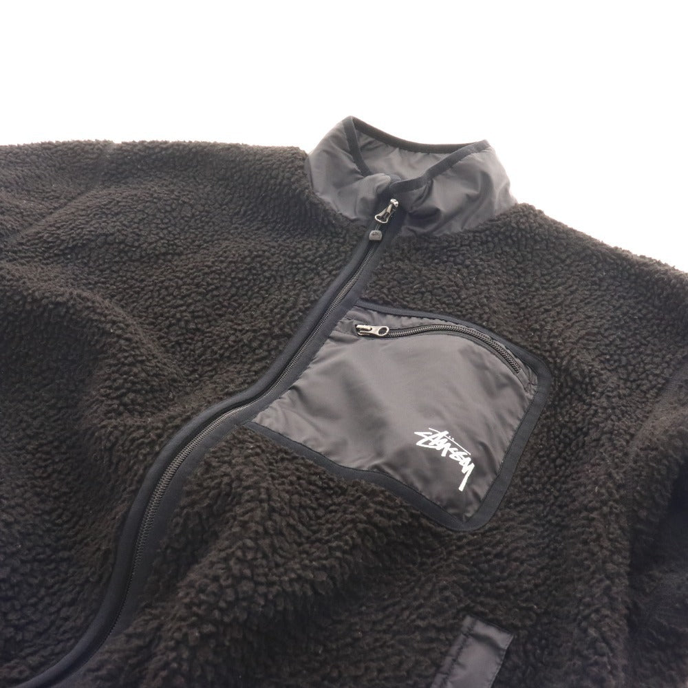 ■ Stussy Boa Jacket Outerwear Gore Windstopper Men's L Black