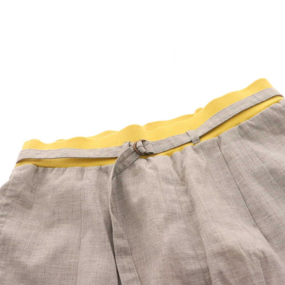 ■ Oota Casual Pants, Sarouel Pants, Bottoms, Cotton, Women's, M, Yellow, Gray