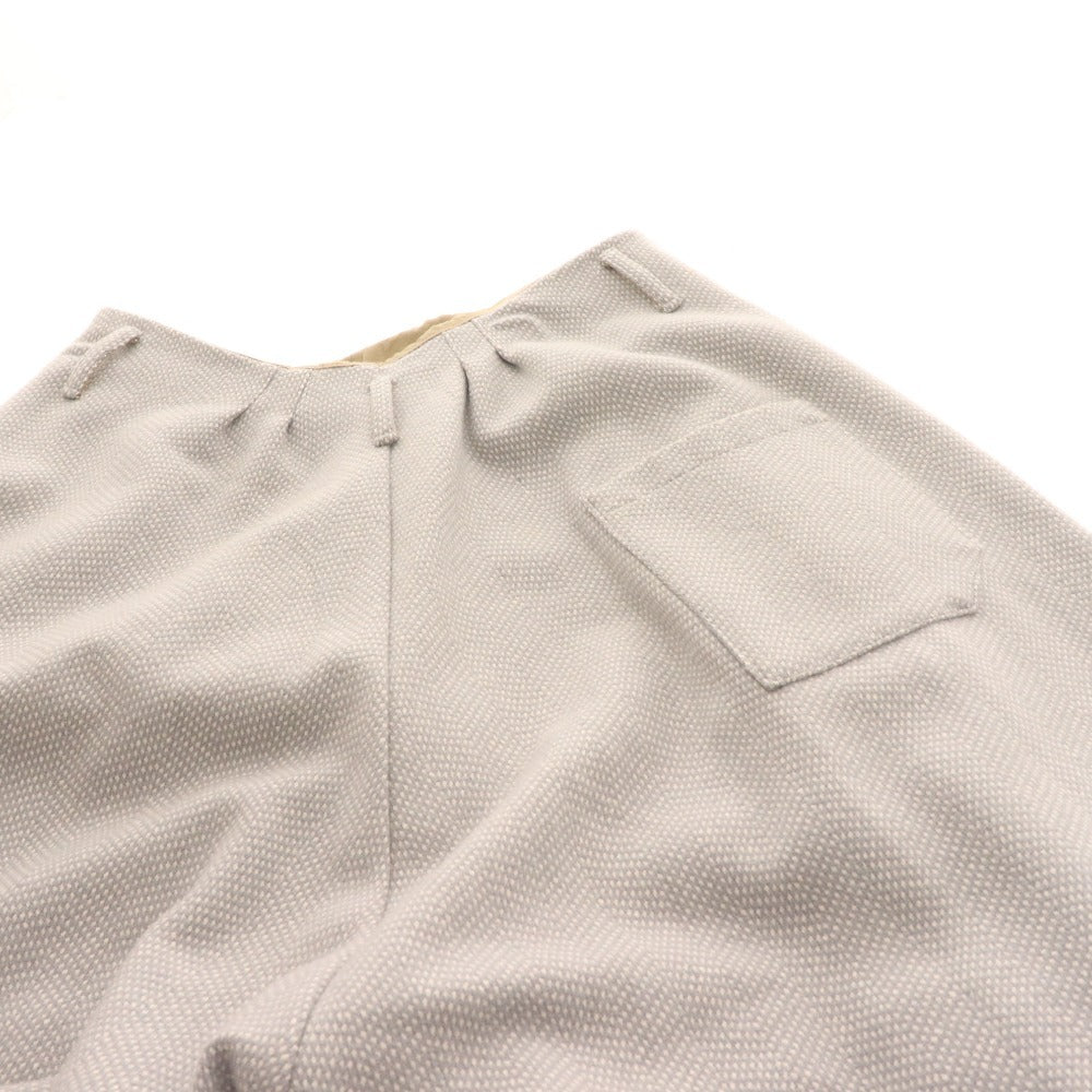 ■ Snyu Balloon Wide Pants Bottoms Wool Silk Women's 1 Gray