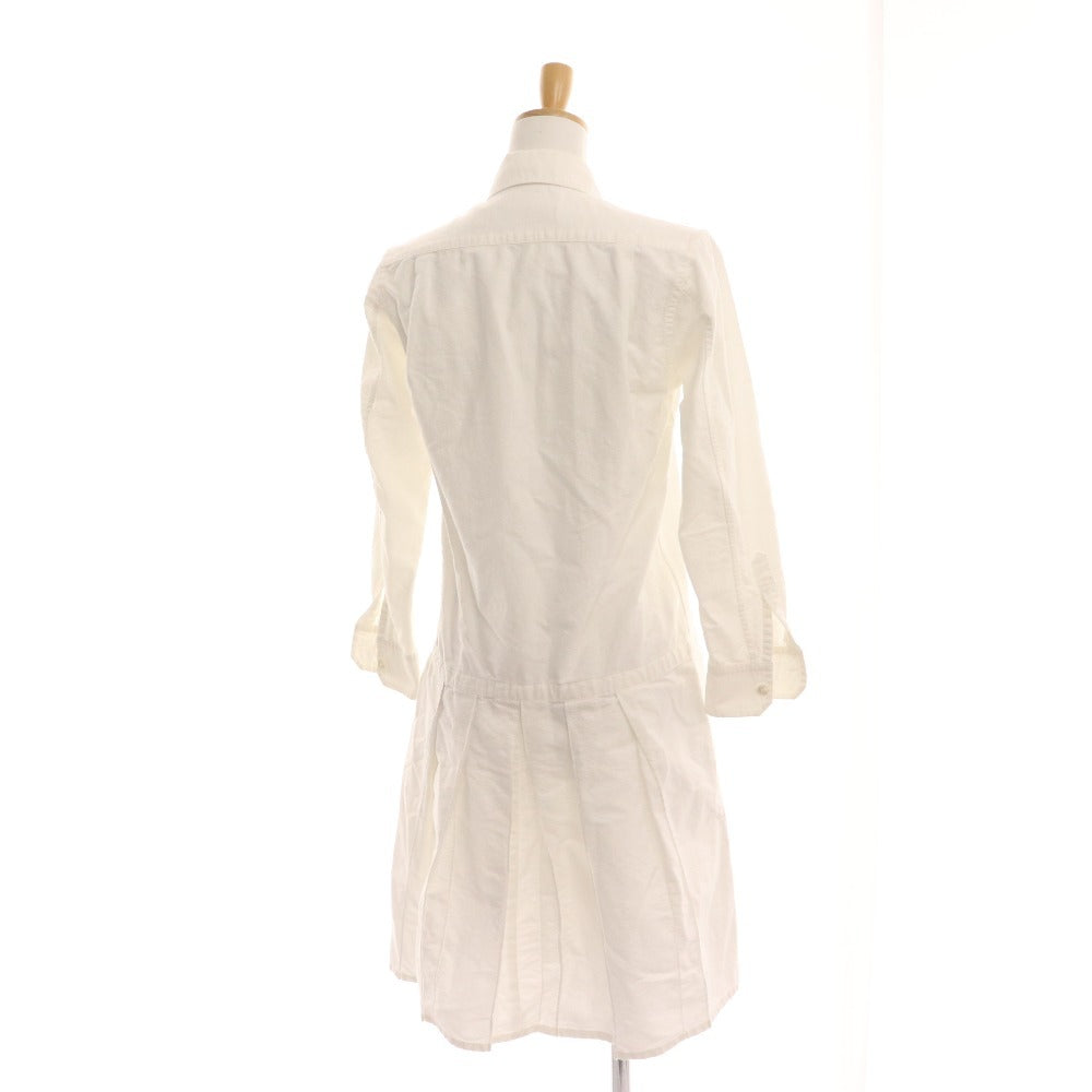 ■ Ashidon Cloud Shirt Dress Tunic 100% Cotton Women's XS White