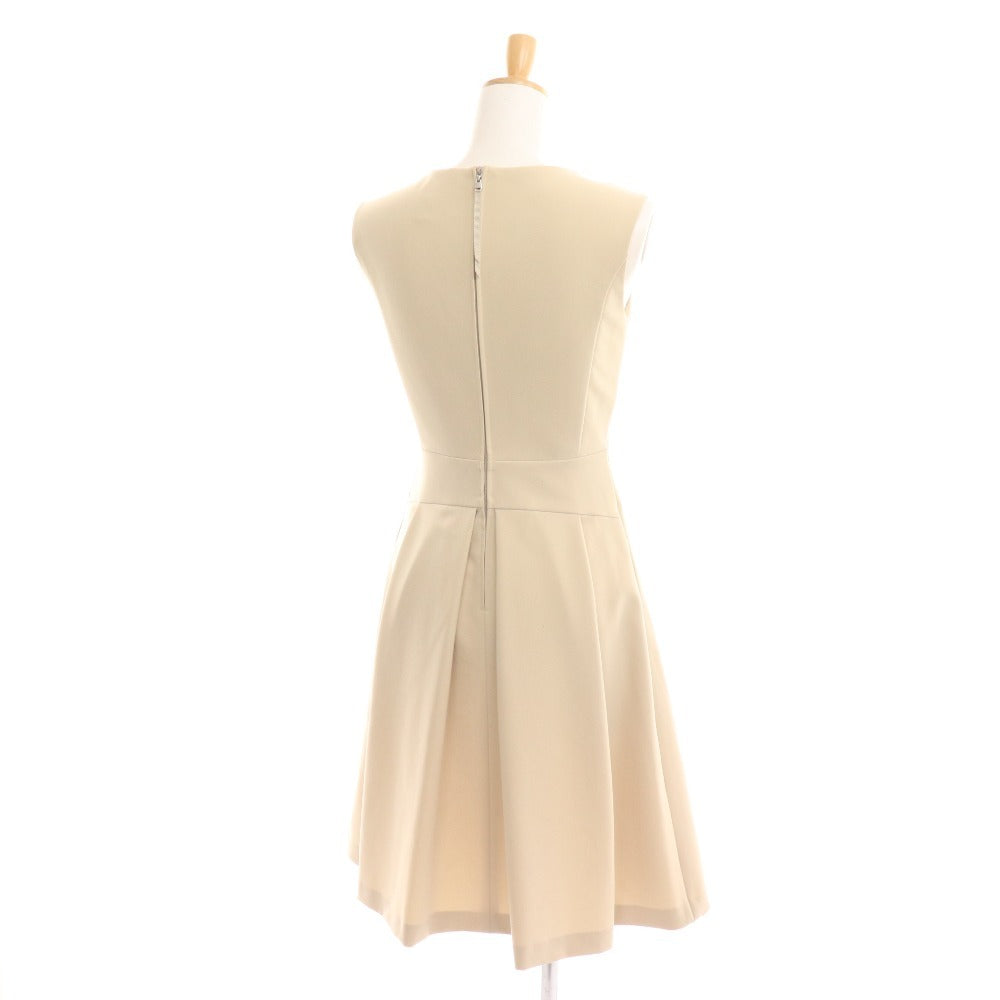 ■ Daisy Lin Paris Foxy Dress Long One Piece Sleeveless Women's Size 40 Beige