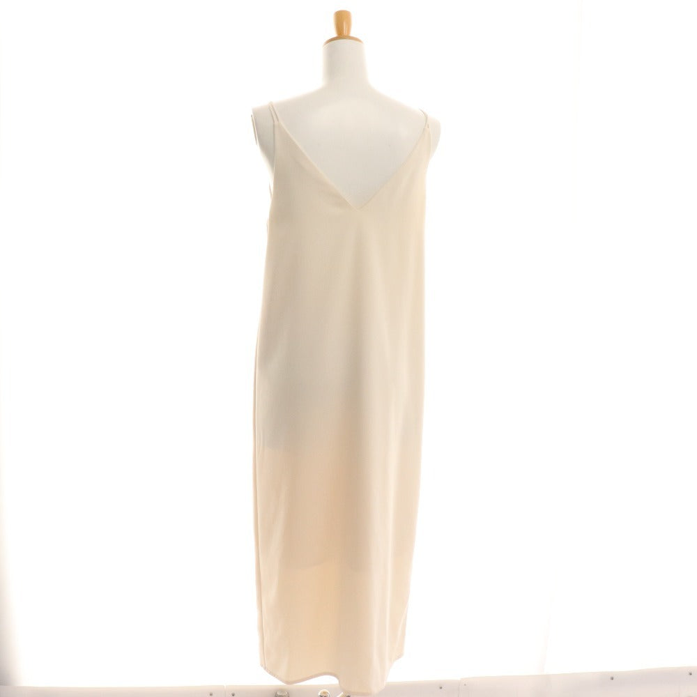 ■ Noble Sleeveless Dress Long Women's F White