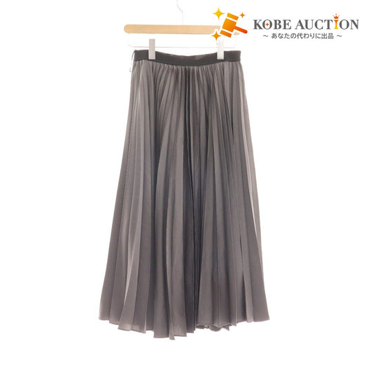 ■ Sov Pleated Skirt Bottoms Long Women's Size 38 Gray