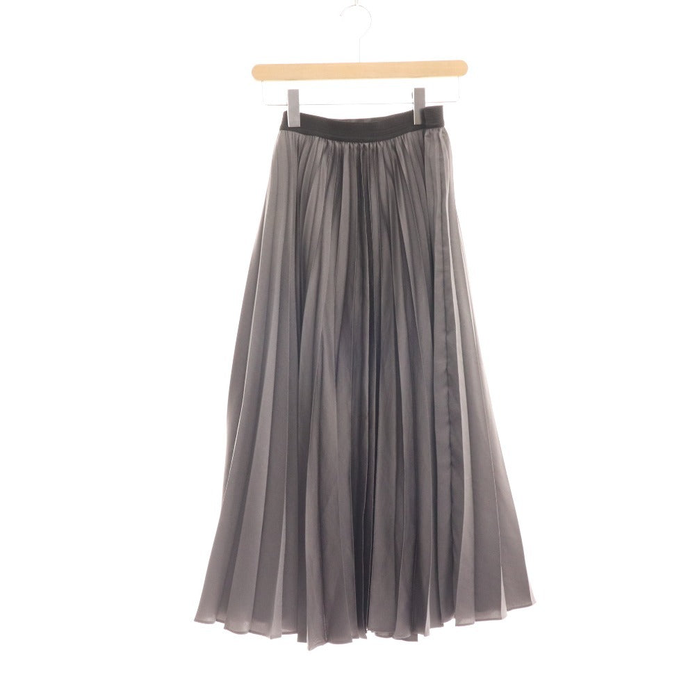 ■ Sov Pleated Skirt Bottoms Long Women's Size 38 Gray