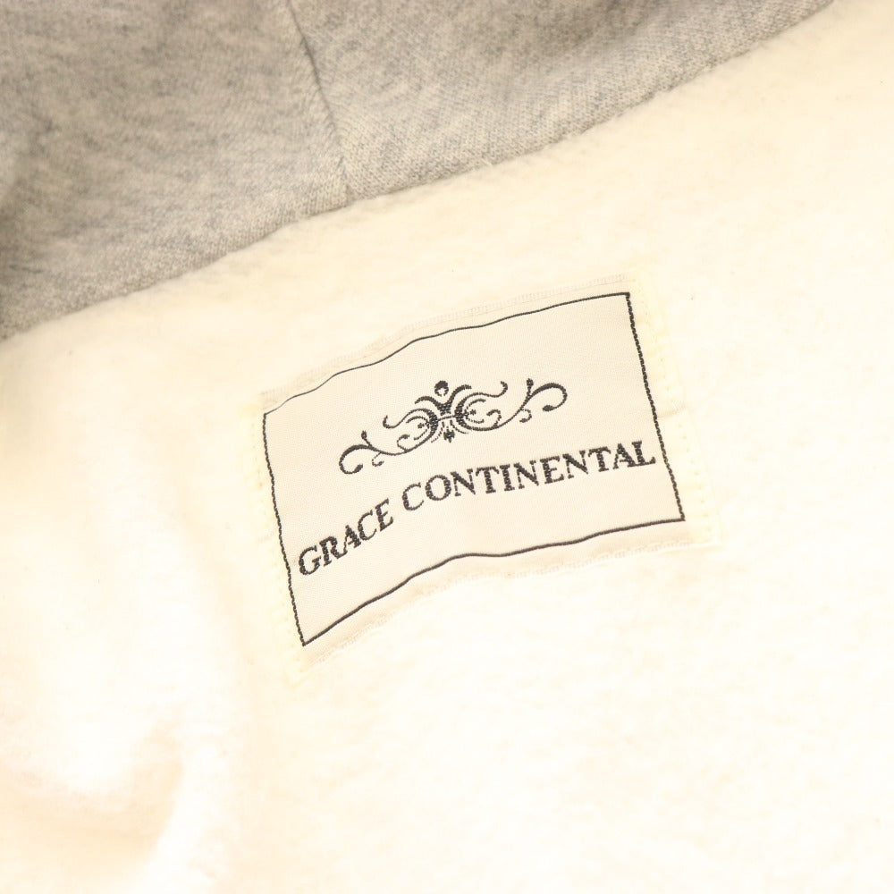 ■ GRACE CONTINENTAL Jacket Outer Fur Raccoon Women's Size 36 Grey