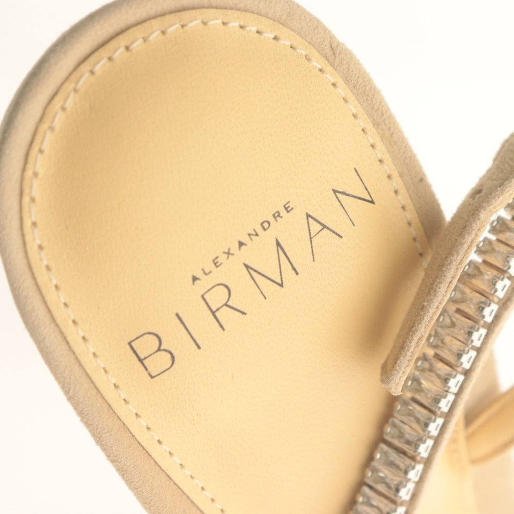 ■ ALEXANDRE BIRMAN アレクサンドルバーマン サンダル 靴 アラナ ビジュー レディース 35 （22～22.5cm相当） ベージュ系 付属品付き